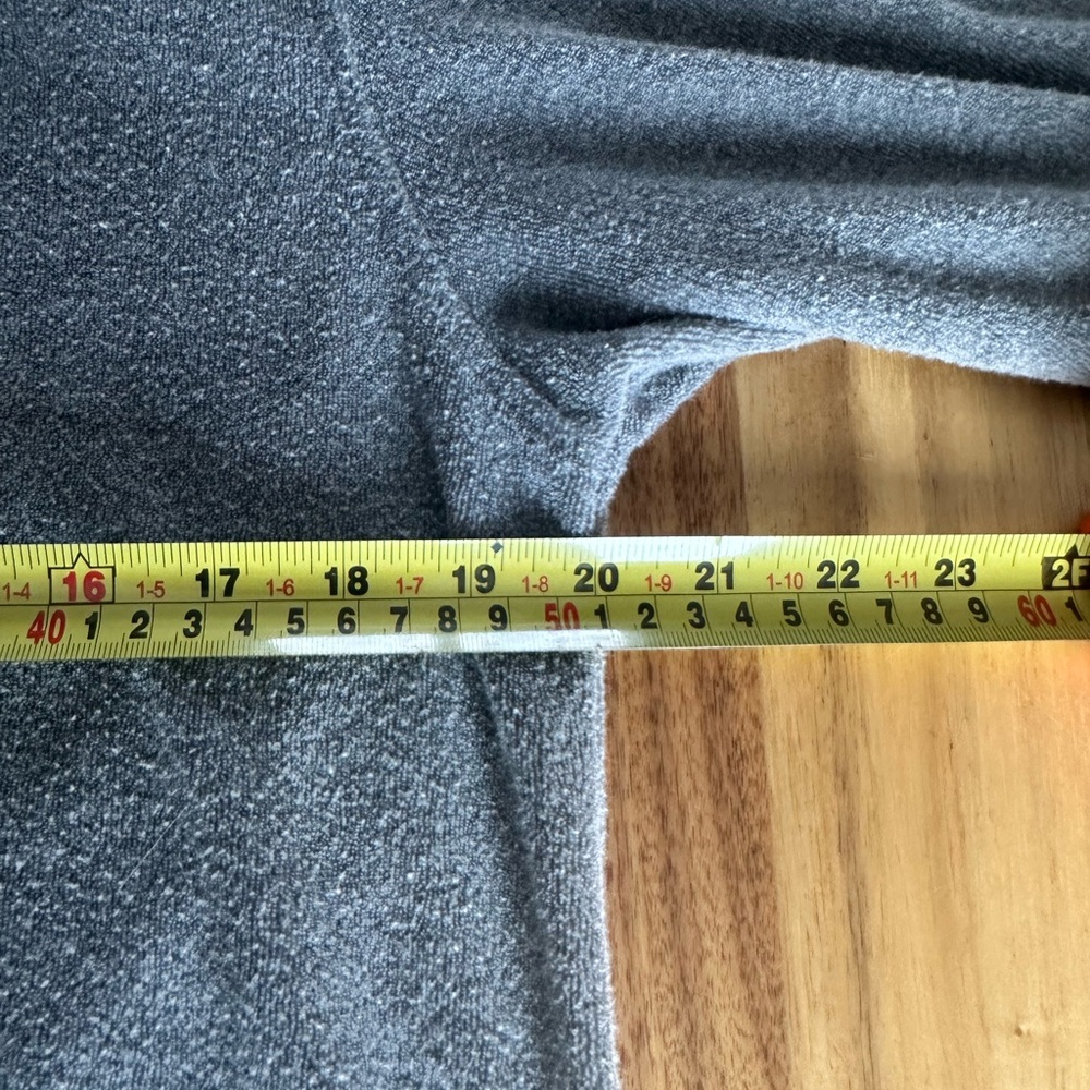 Ninth Hall Men's Cotton Fleece Gray Hoodie size Large - Picture 7 of 11